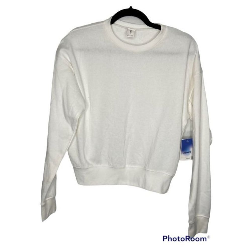 NWT Abound Women's White Long Sleeve Sweatshirt  Nordstrom
